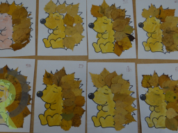 Jesenné tvorenie žiakov 1.A